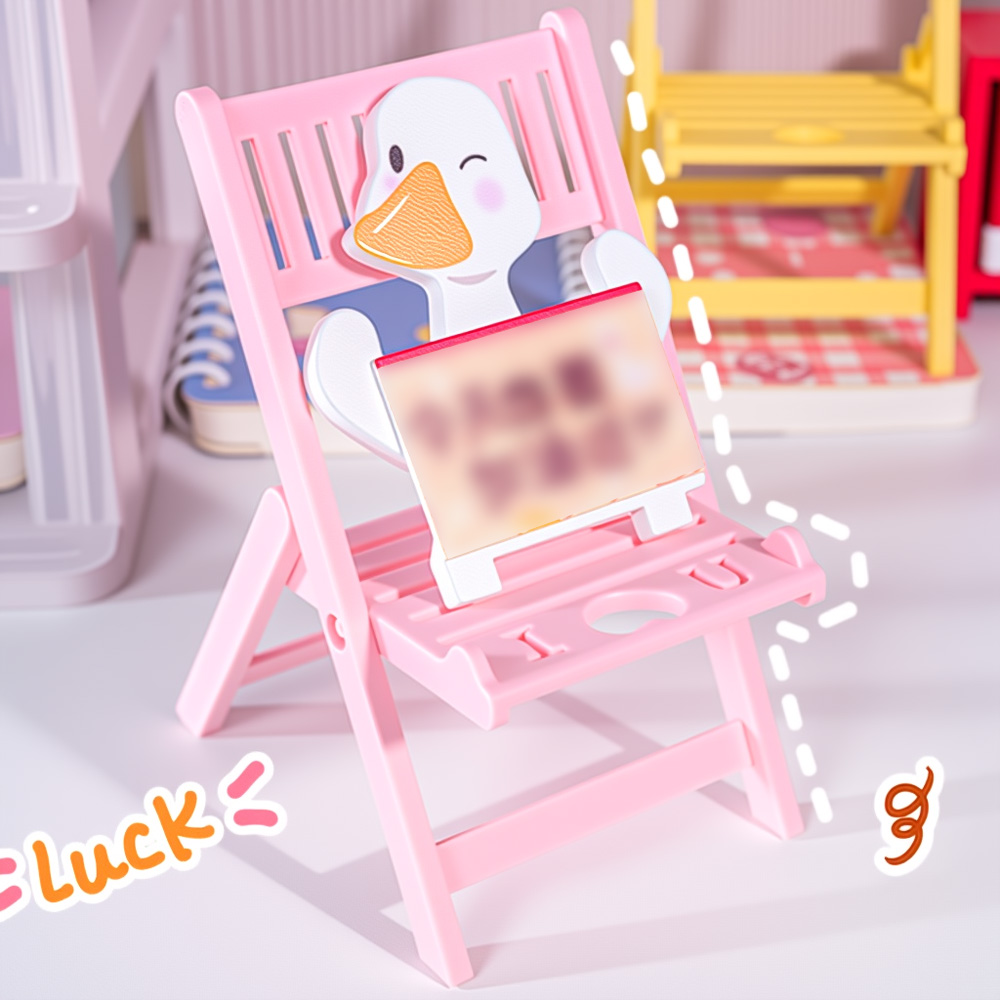 Mini Folding Chair Phone Stand - Kawaii Tech Accessories ulasan dan harga