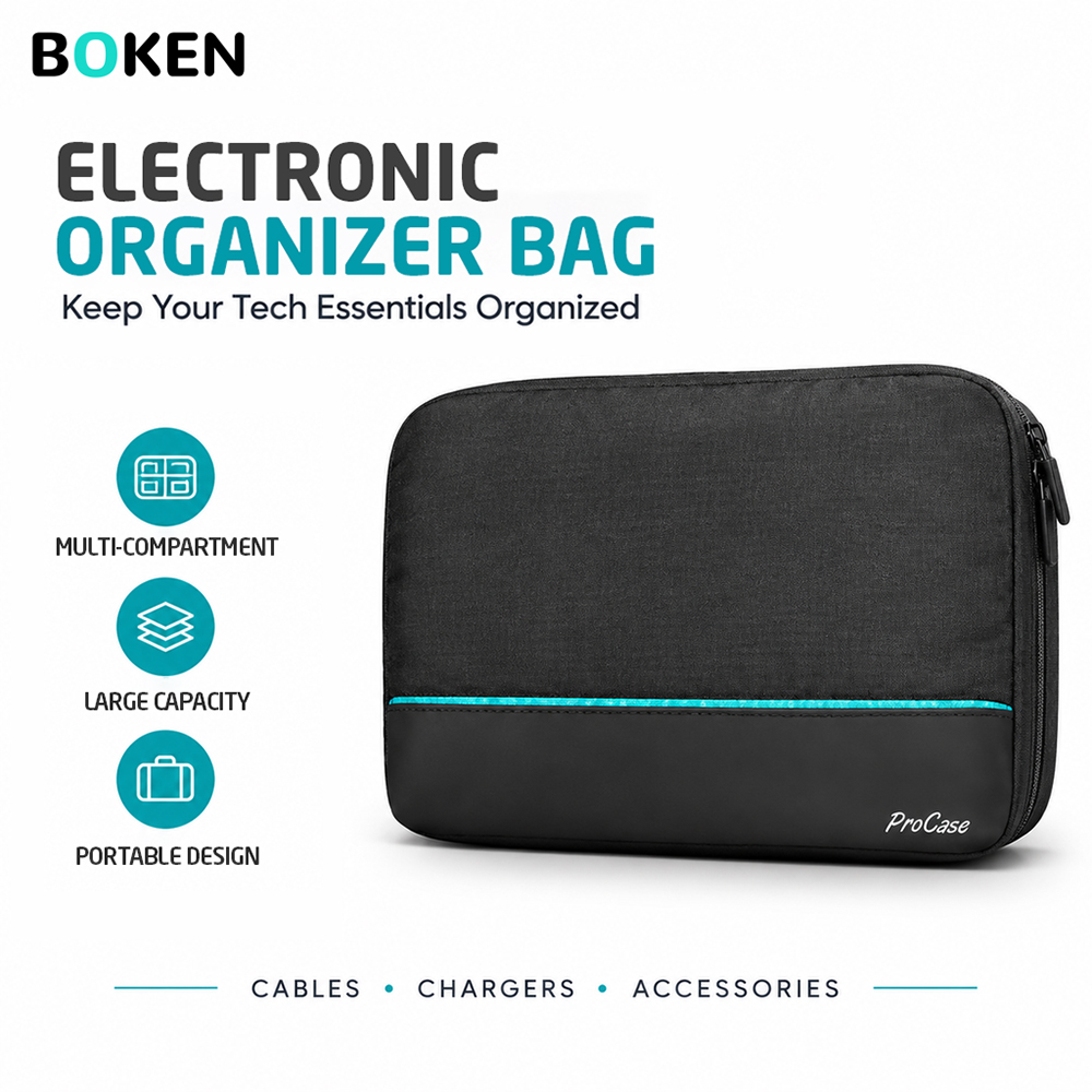 Travel Tech Organizer Bag Elec - Tech Accessories Travel Organizer Pouch ulasan dan harga